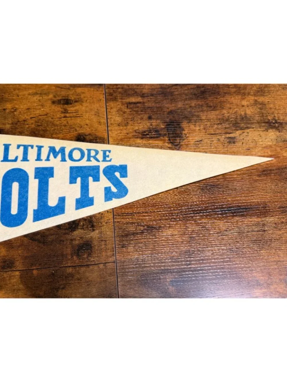 Vintage NFL Baltimore Colts pennant